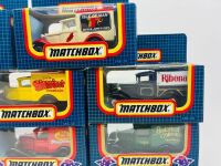MATCHBOX: Eight 1:64 scale Matchbox models featuring the Ford Model A Van (MB38) in various liveries, all in original packaging [Location: Sydney] - 5