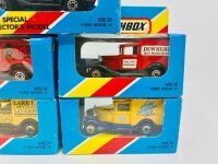 MATCHBOX: Seven 1:64 scale Matchbox models featuring the Ford Model A Van (MB38) in various liveries [Location: Sydney] - 4