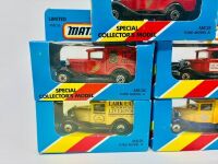 MATCHBOX: Seven 1:64 scale Matchbox models featuring the Ford Model A Van (MB38) in various liveries [Location: Sydney] - 5