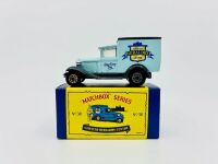 MATCHBOX: Five 1:64 scale Matchbox models featuring the Ford Model A Van (MB38) in various liveries, all in original packaging [Location: Sydney] - 5