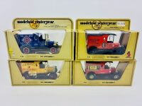 MATCHBOX YESTERYEAR: Four Matchbox Models of Yesteryear 1:43 scale models featuring the 1912 Ford Model T in various liveries, all in original packaging [Location: Sydney]