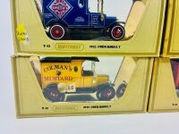 MATCHBOX YESTERYEAR: Four Matchbox Models of Yesteryear 1:43 scale models featuring the 1912 Ford Model T in various liveries, all in original packaging [Location: Sydney] - 3