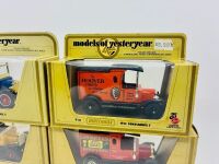 MATCHBOX YESTERYEAR: Four Matchbox Models of Yesteryear 1:43 scale models featuring the 1912 Ford Model T in various liveries, all in original packaging [Location: Sydney] - 4
