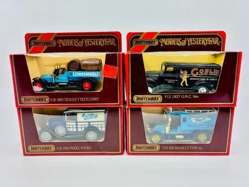 227 · MATCHBOX YESTERYEAR: Four Matchbox Models of Yesteryear 1:43 scale models, all in original packaging [Location: Sydney]