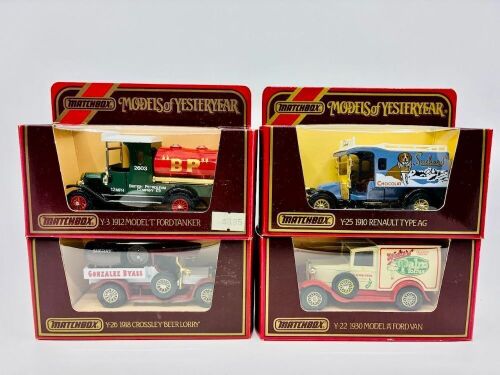 231 · MATCHBOX YESTERYEAR: Four Matchbox Models of Yesteryear 1:43 scale models, all in original packaging [Location: Sydney]