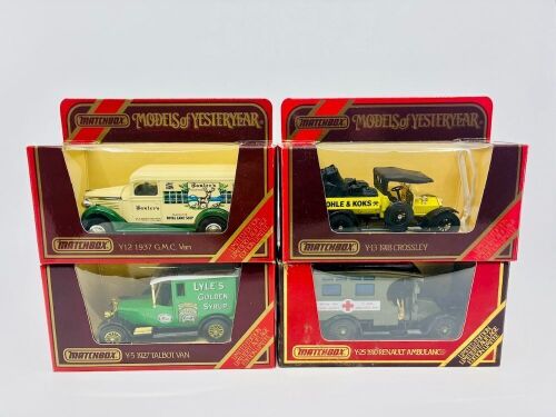 235 · MATCHBOX YESTERYEAR: Four limited edition Matchbox Models of Yesteryear 1:43 scale models, all in original packaging [Location: Sydney]