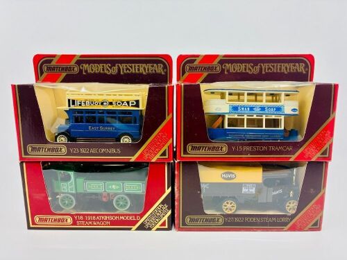 239 · MATCHBOX YESTERYEAR: Four limited edition Matchbox Models of Yesteryear 1:43 scale models, all in original packaging [Location: Sydney]