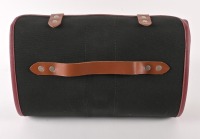 TOOL ROLL: A high-quality canvas tool roll with leather straps and red piping, suits Maserati and other Italian marques. Made in Sheffield, England. Once extended measures 82cm high, 38cm wide [Location: Melbourne] - 7