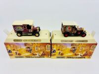 MATCHBOX YESTERYEAR: Two Matchbox Models of Yesteryear 'Great Beers of the World' series 1:43 scale models, both in original packaging [Location: Sydney]