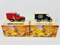 MATCHBOX YESTERYEAR: Two Matchbox Models of Yesteryear 'Great Beers of the World' series 1:43 scale models, both in original packaging [Location: Sydney]