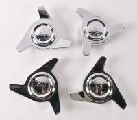 WHEEL SPINNERS: A very fine set of Ferrari three ear wheel spinner knock-offs, suits Ferrari 365 GTC/4, each measures approximately 55mm internally [Updated Description & Photos] [Location: Melbourne]
