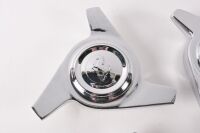 WHEEL SPINNERS: A very fine set of Ferrari three ear wheel spinner knock-offs, suits Ferrari 365 GTC/4, each measures approximately 55mm internally [Updated Description & Photos] [Location: Melbourne] - 4
