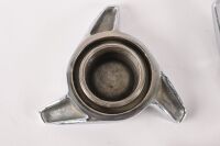 WHEEL SPINNERS: Four Ferrari three ear wheel spinner knock-offs, including three right hand thread and one left hand. Each measure approximately 55mm internally [Updated Description & Photos] [Location: Melbourne] - 3