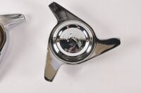 WHEEL SPINNERS: Four Ferrari three ear wheel spinner knock-offs, including three right hand thread and one left hand. Each measure approximately 55mm internally [Updated Description & Photos] [Location: Melbourne] - 8