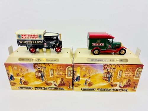 268 · MATCHBOX YESTERYEAR: Two Matchbox Models of Yesteryear 'Great Beers of the World' series 1:43 scale models, both in original packaging [Location: Sydney]