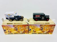 MATCHBOX YESTERYEAR: Two Matchbox Models of Yesteryear 'Great Beers of the World' series 1:43 scale models, both in original packaging [Location: Sydney]