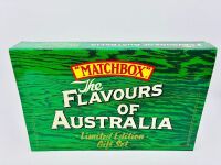 MATCHBOX YESTERYEAR: A Matchbox Models of Yesteryear box set, 'The Flavours of Australia', featuring six 1:64 scale Ford Model A Vans in Australian food company liveries, complete with original packaging [Location: Sydney]