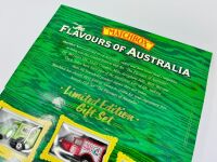 MATCHBOX YESTERYEAR: A Matchbox Models of Yesteryear box set, 'The Flavours of Australia', featuring six 1:64 scale Ford Model A Vans in Australian food company liveries, complete with original packaging [Location: Sydney] - 3