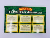 MATCHBOX YESTERYEAR: A Matchbox Models of Yesteryear box set, 'The Flavours of Australia', featuring six 1:64 scale Ford Model A Vans in Australian food company liveries, complete with original packaging [Location: Sydney] - 5