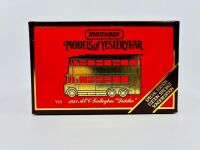 MATCHBOX YESTERYEAR: A Matchbox Models of Yesteryear 1:43 scale model of the 1931 AEC Trolleybus (Diddler) (Y10), complete with original packaging [Location: Sydney] - 5