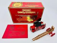 MATCHBOX YESTERYEAR: A Matchbox Models of Yesteryear 1:43 scale model of the 1936 Leyland 'Cub' Fire Engine FK-7 (YS-9), complete with original packaging [Location: Sydney]