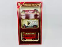 MATCHBOX YESTERYEAR: A Matchbox Models of Yesteryear 'Limited Edition Gift Set', featuring three 1:43 scale models, complete with original packaging [Location: Sydney]