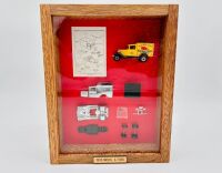MATCHBOX: A framed display featuring a disassembled 1930 Ford Model A Van, limited edtion 53/500, complete with cerificate of authenticity [Location: Sydney]