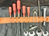 FERRARI 275: An incomplete 275 GTB/4 tool kit in reproduction vinyl tool roll, missing various tools and jack with some associated tools - 5