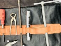 FERRARI 275: An incomplete 275 GTB/4 tool kit in reproduction vinyl tool roll, missing various tools and jack with some associated tools - 6