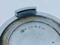 WHEEL CENTRE CAP: A chrome wheel centre cap, marked W 29 M F 18 - 2