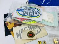 STICKERS & PATCHES: A collection of stickers and patches from various historic events - 3