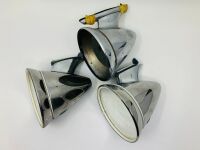 SIDE MIRRORS: A group of three Talbot 'bullet' shaped chrome side mirrors - 2
