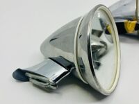 SIDE MIRRORS: A group of three Talbot 'bullet' shaped chrome side mirrors - 4