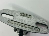 REAR VISION MIRROR: A Desmo rectangular chrome mirror with dash mount - 5