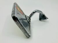 REAR VISION MIRROR: A rectangular chrome mirror with dash mount - 4