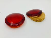 TAIL LIGHT LENSES: A pair of circular tail lenses - 2