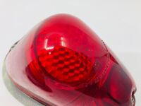 TAIL LAMPS: A pair of Lucas L549 red tail lamps with chrome bezels - 5