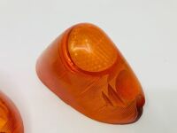 TAIL LAMPS: A pair of Lucas L549 red tail lamps with chrome bezels - 8