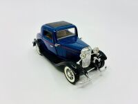 ICONIC CARS: Three models of various scales including a 1:24 scale 1953 Corvette by Franklin Mint, a 1:30 scale model of the 1932 Ford 3 Window by Superior and a 1:76 scale model of the Austin Healey MKIII by Oxford. [Location: Sydney] - 6
