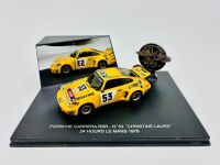 PORSCHE: A 1:43 scale model by Eagle Collectibles/Universal Hobbies of the 911 Carrera RSR #53, driven in the 1976 24 Hours of Le Mans, complete with original packaging [Location: Sydney]