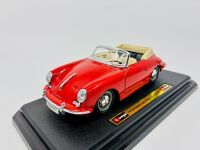 PORSCHE: A 1:18 scale model by Burago of the 1961 356B Cabriolet, complete with original packaging [Location: Sydney] - 2