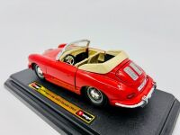 PORSCHE: A 1:18 scale model by Burago of the 1961 356B Cabriolet, complete with original packaging [Location: Sydney] - 4