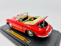 PORSCHE: A 1:18 scale model by Burago of the 1961 356B Cabriolet, complete with original packaging [Location: Sydney] - 5