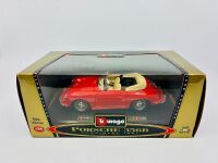 PORSCHE: A 1:18 scale model by Burago of the 1961 356B Cabriolet, complete with original packaging [Location: Sydney] - 6