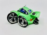 PAPERWEIGHT: Two scuptures/paperweights including a MG TD and a Porsche 911 [Location: Sydney] - 2