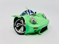PAPERWEIGHT: Two scuptures/paperweights including a MG TD and a Porsche 911 [Location: Sydney] - 3