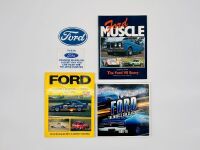 FORD: A group of three publications featuring Ford road and race cars together with two stickers [Location: Sydney]