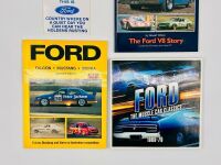 FORD: A group of three publications featuring Ford road and race cars together with two stickers [Location: Sydney] - 2