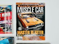 AUSTRALIAN MUSCLE CARS: A group of four publications featuring Australian muscle cars, together with the 'Australian Performance Cars 36 Postcard Collectors Set' [Location: Sydney] - 7