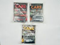 AUSTRALIAN CARS: Three issues of 'Australian Cars: The Collection' with 3 1:43 scale IXO models including Issue 04 (Holden EH Special Sedan), Issue 05 (Ford Falcon XY GT) and Issue 13 (Chrysler VC Valiant). [Location: Sydney]